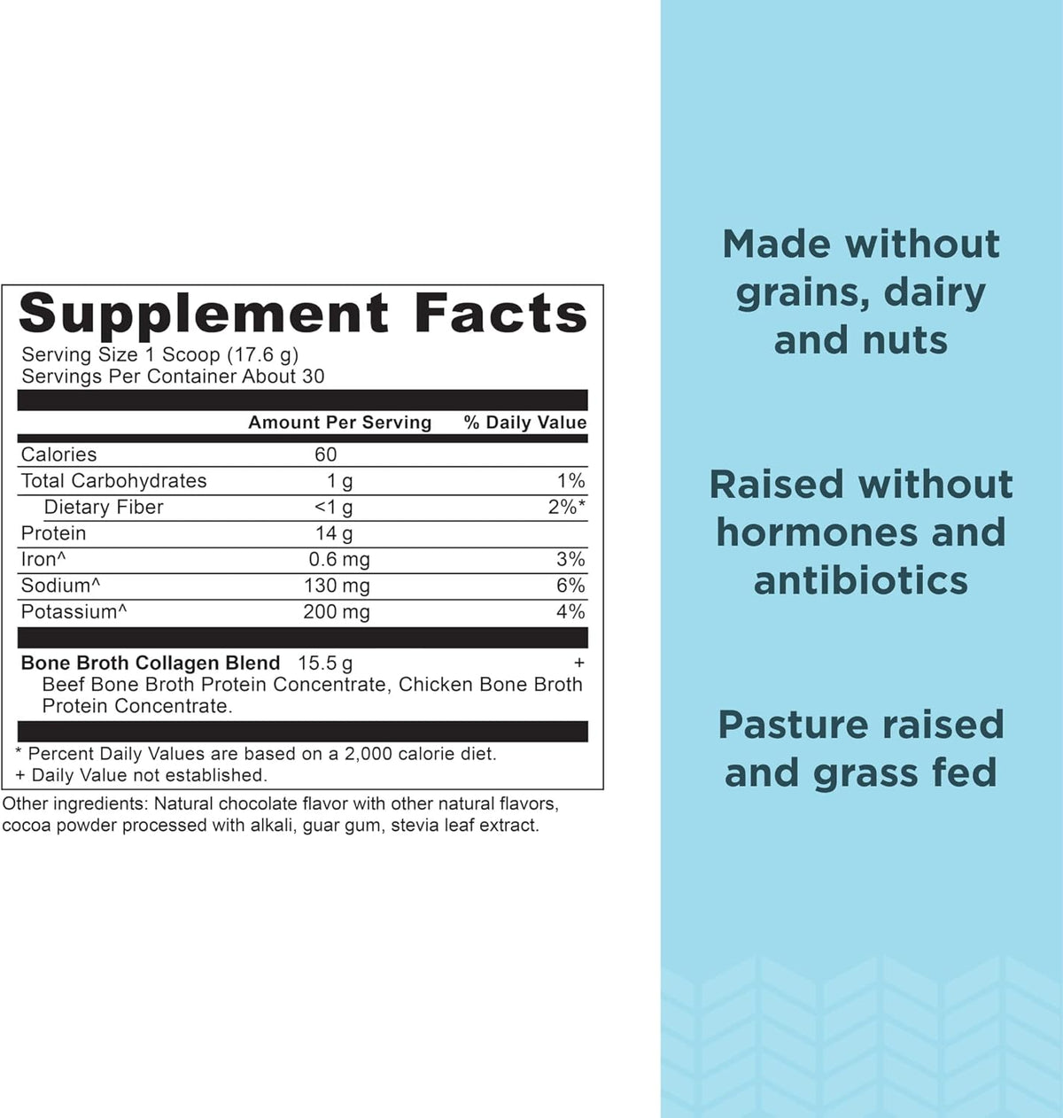 Ancient Nutrition Collagen Powder, Bone Broth Collagen, Chocolate, Hydrolyzed Multi Collagen