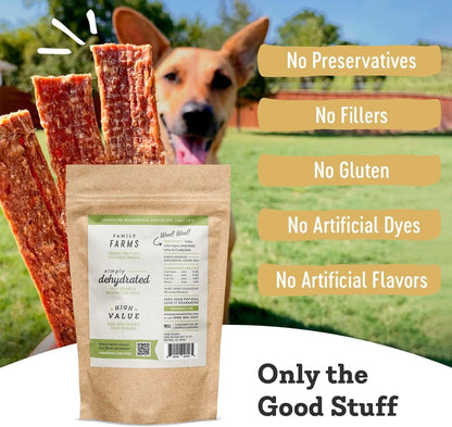 Farm Hounds - Turkey Strips - Premium Natural Jerky for Dogs - from 100% Humanely Raised Turkey