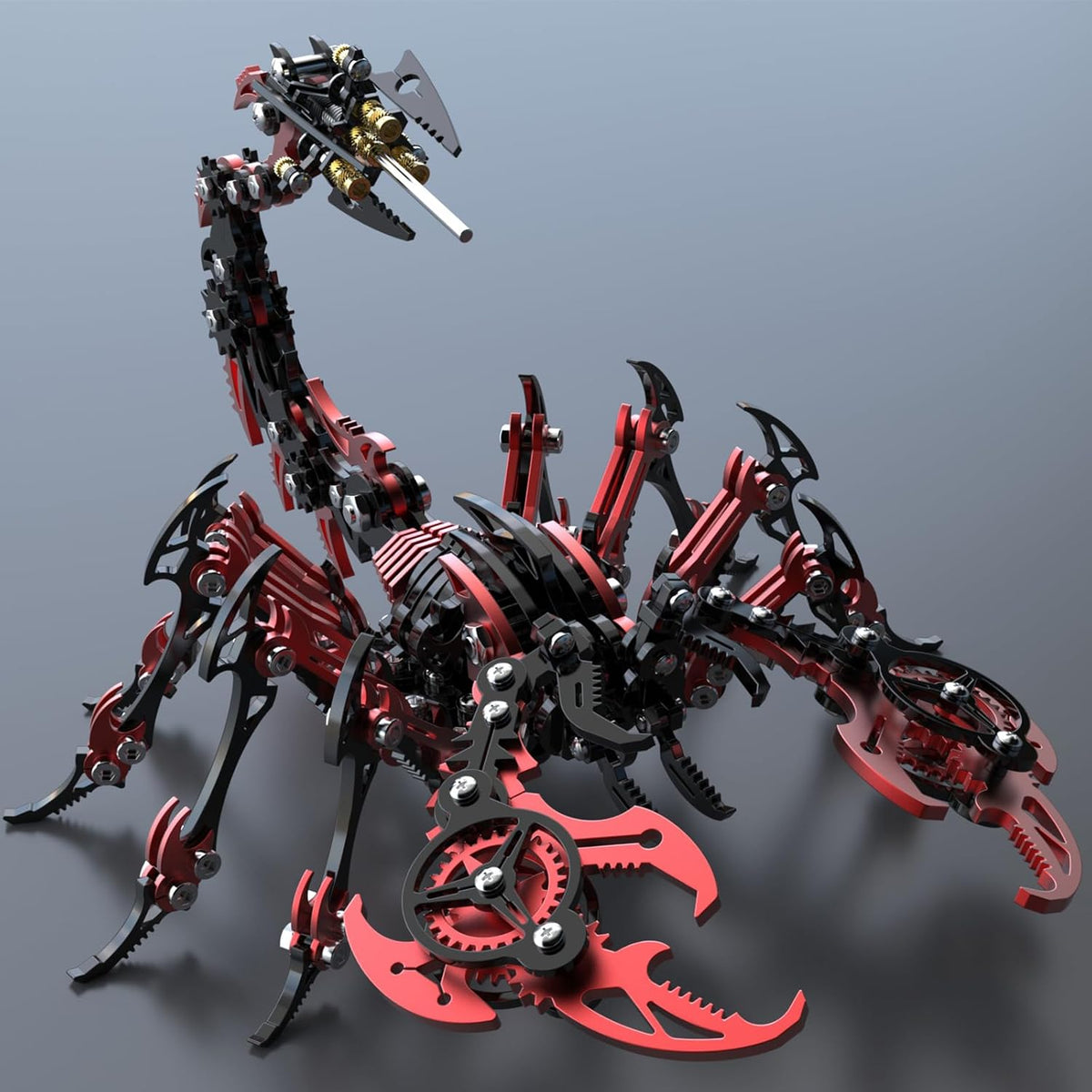 Scorpion 3D Metal Puzzles Kits for Adults Teens – 454 Pcs – Mechanical Assembly Models – 4 Hours to
