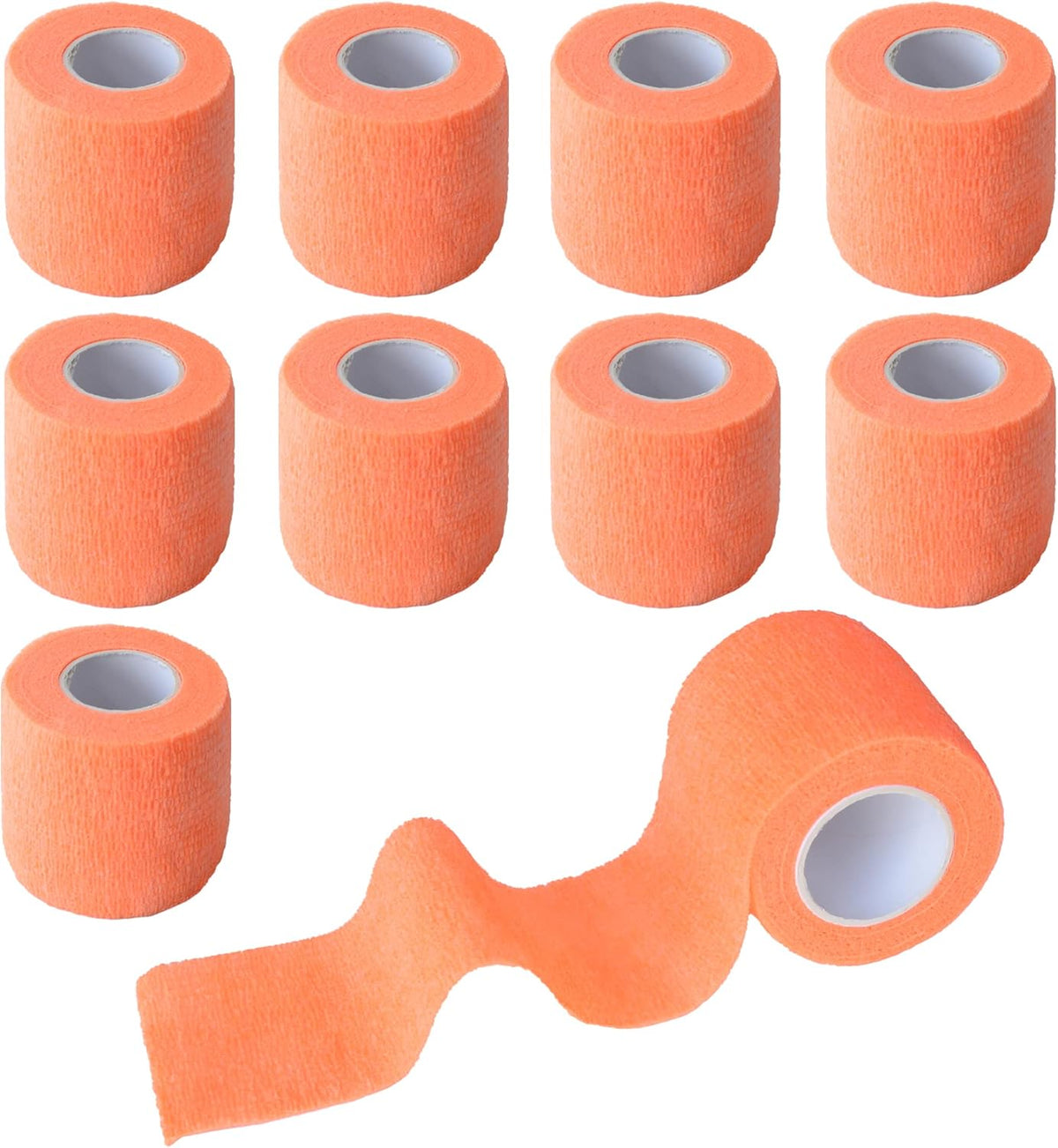 9 Pack 2" x 5 Yards Self Adhesive Bandage Wrap Self Stick Wrap for Ankle, Wrist, Finger, Sports
