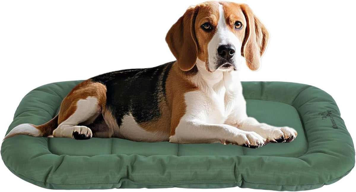 KHONSU PET Durable Dog Bed Tough and Tear Proof Dog Crate Bed, 800lbs Tear Strength PVC-Backed