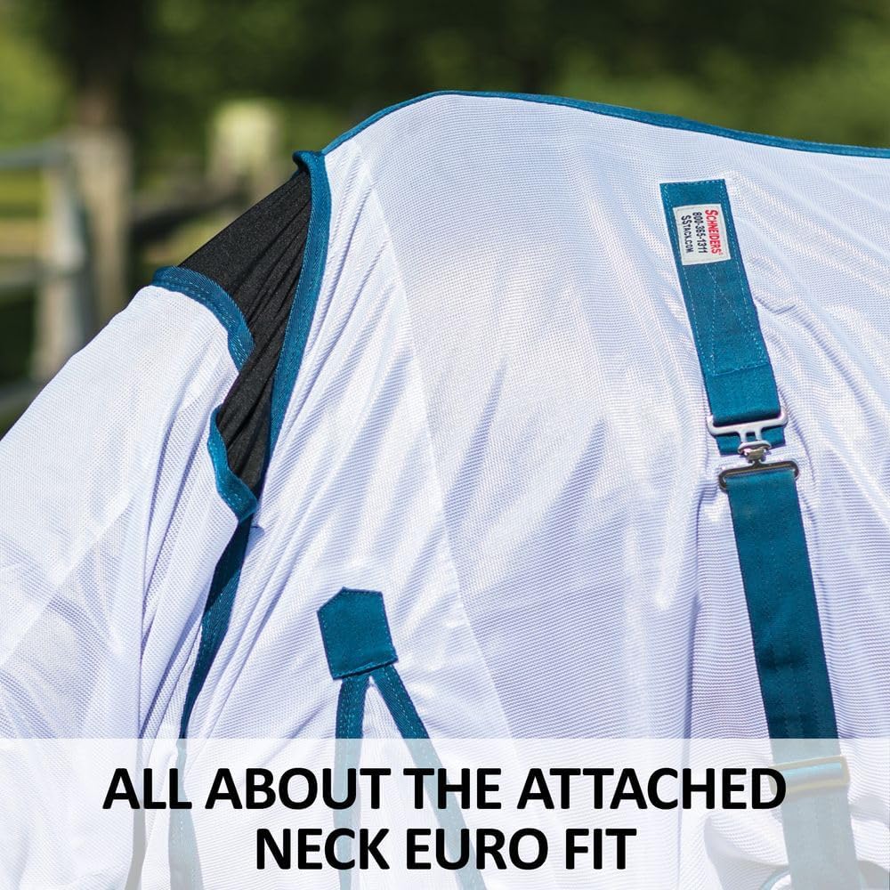 Schneiders Soft Interlock Mesh II Horse Fly Sheets | Superior UV & Insect Protection | Versatile