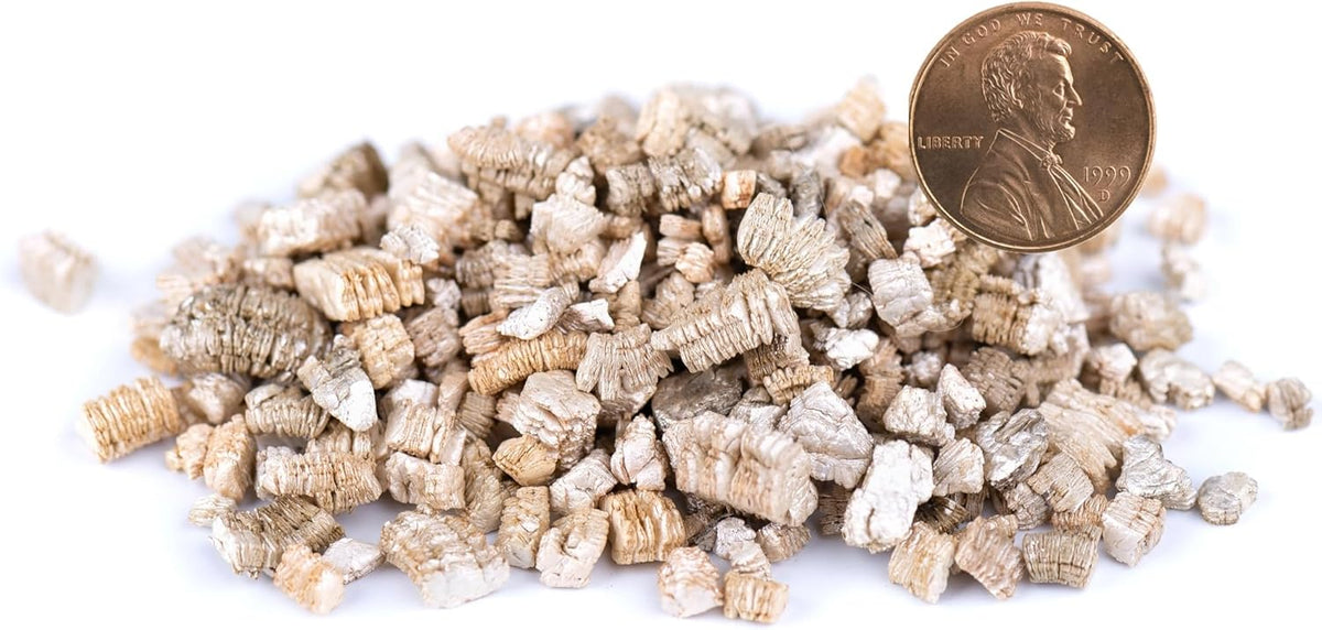 Organic Coarse Vermiculite for Indoor Gardening Plants and Mushrooms – Enhances Soil Aeration, Seed