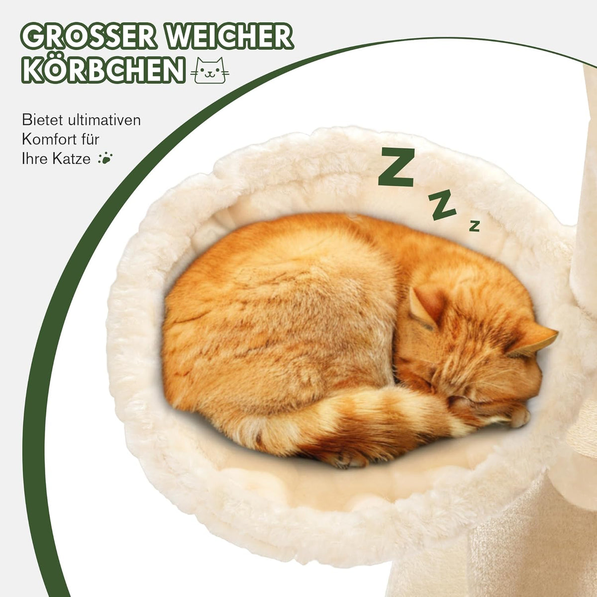 MUTICOR 66 Inches Multi-Level Large Cat Tree Tower for Indoor Big Feline/Cozy Plush