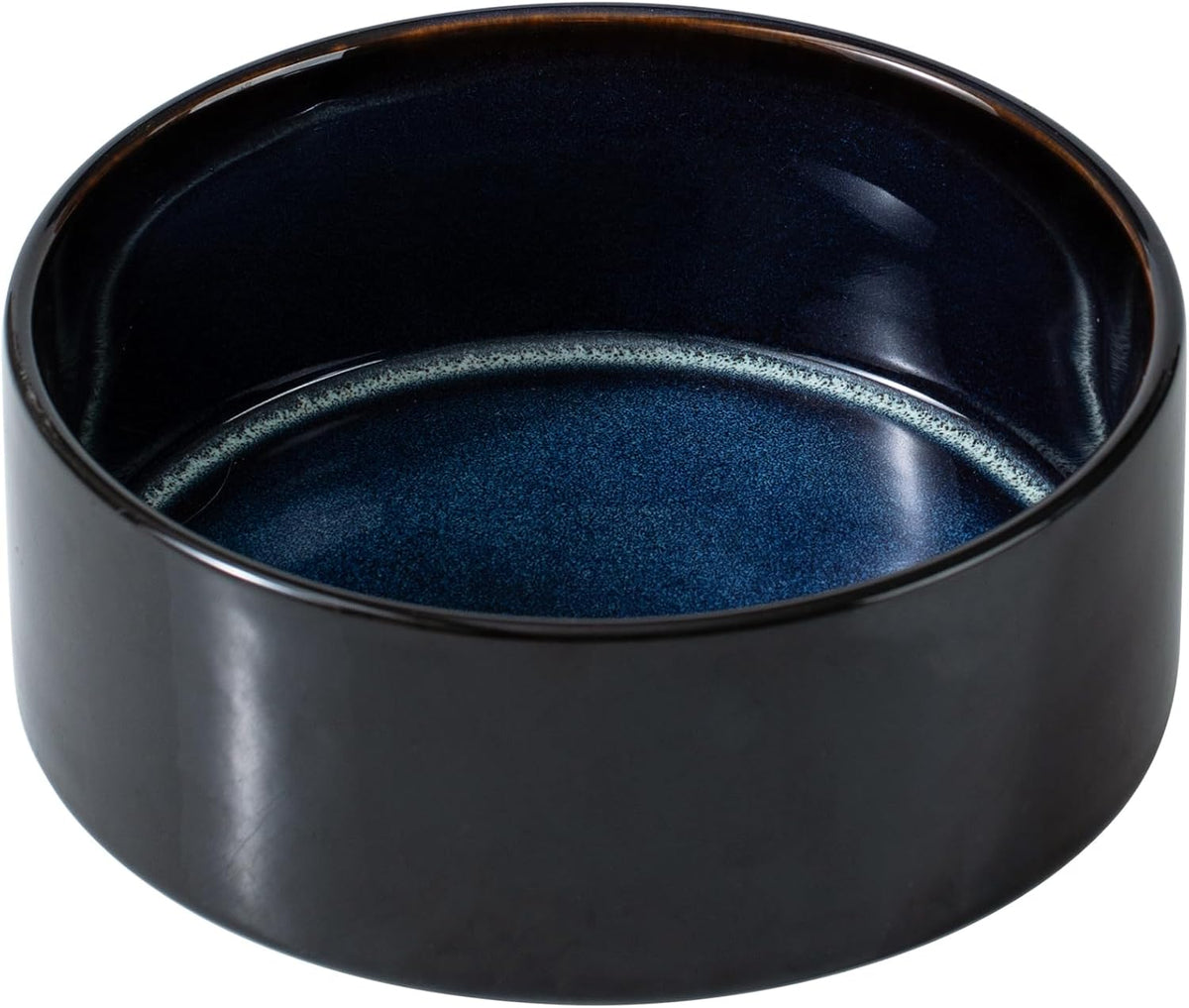 Ceramic 7.3inch Dog Bowl for Medium Breed Dogs, Anti-Slip and Weighted Pet Food and Water Dishes