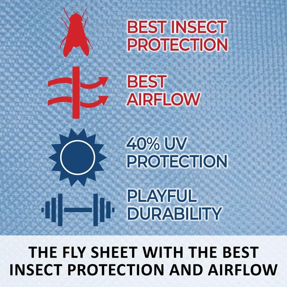 Schneiders Mosquito Mesh II Adjusta-Fit Horse Fly Sheets | Insect & UV Protection for Horses |