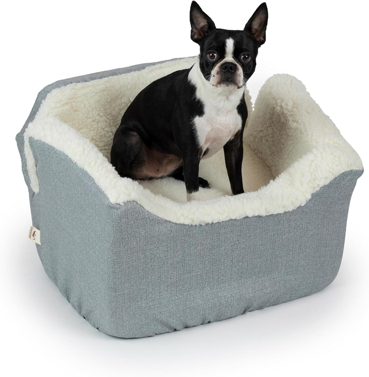 Snoozer Lookout I Dog Car Seat - Small Dog and Puppy Car Seat, Booster Bed for Small & Medium Size