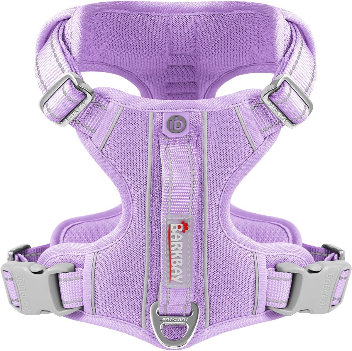 BARKBAY Dog Harness No Pull with ID Tag Pocket - Heavy Duty, Reflective, Easy Control for Large