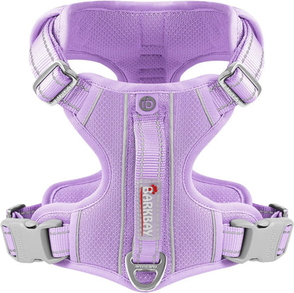 BARKBAY Dog Harness No Pull with ID Tag Pocket - Heavy Duty, Reflective, Easy Control for Large