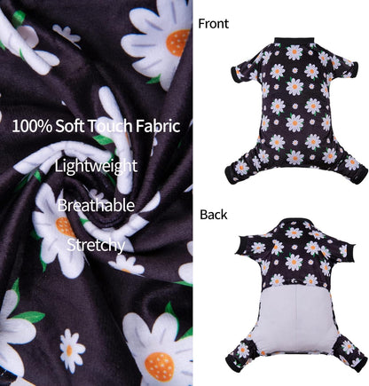 CuteBone Small Dogs Outfit Soft Puppy Onesies Pjs Dog Pajamas Pet Coat Cat Apparel Comfy Doggie