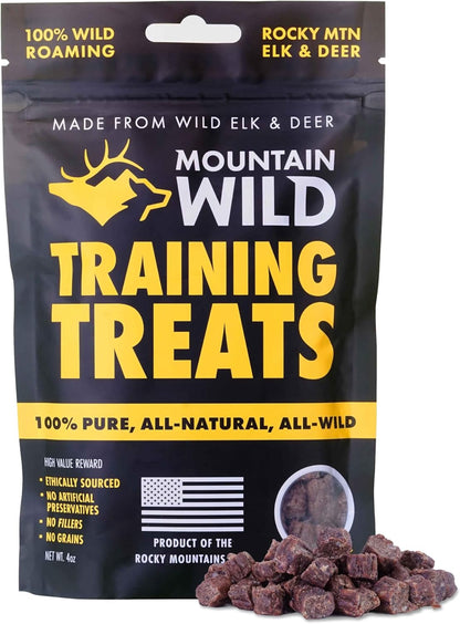 Training Treats for Dogs & Puppies – Elk & Venison Protein Puppy & Dog Treat – High Value