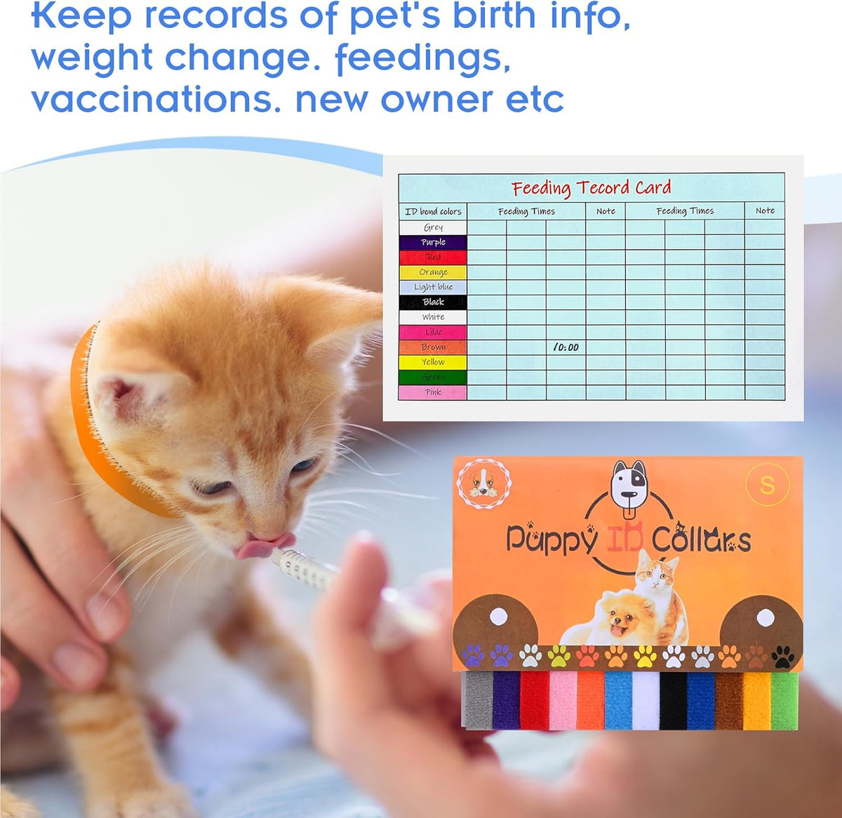 Puppy Kitten Whelping Kit,Birthing Supplies for Newborn Puppies and Kittens for Keeping Kitten Dogs
