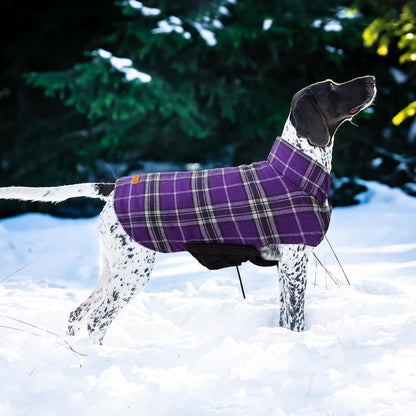 Kuoser Warm Dog Coat, Waterproof Dog Jacket for Extra Large Dogs, Adjustable Durable XXL Doggie