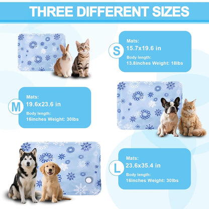 Dog Cooling Mat, Cooling Mat for Dogs & Cats, Provides Instant Relief for Small, Medium, Large