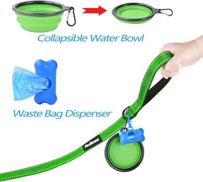 PetBonus Double Dog Leash, No Tangle Dual Leash, Reflective Walking Training Lead, 4 Comfortable