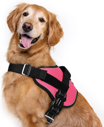 rabbitgoo Dog Harness for Large, Easy On Pet Vest with One Buckle, No Pull Adjustable Service