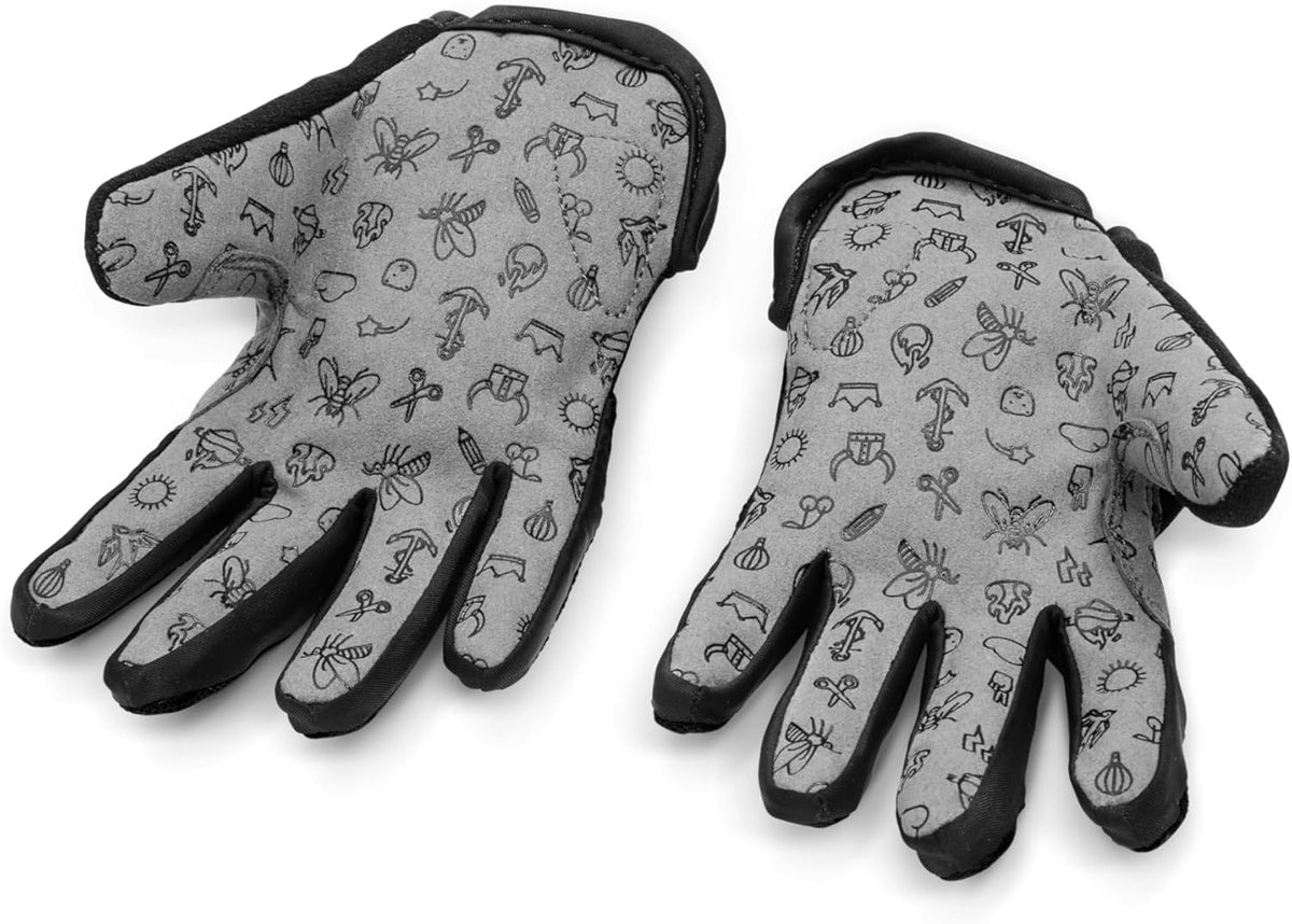 woom TENS Bike Gloves, Child’s & Youth Bicycle Full Finger Protection with Grip for Road Cycling &