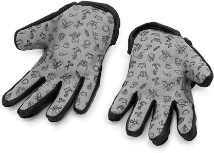 woom TENS Bike Gloves, Child’s & Youth Bicycle Full Finger Protection with Grip for Road Cycling &