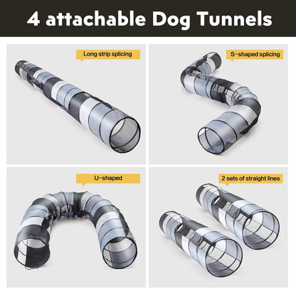 Dog Agility Training Equipment,Course Backyard Set Training Equipment for Dogs Pet Outdoor Game