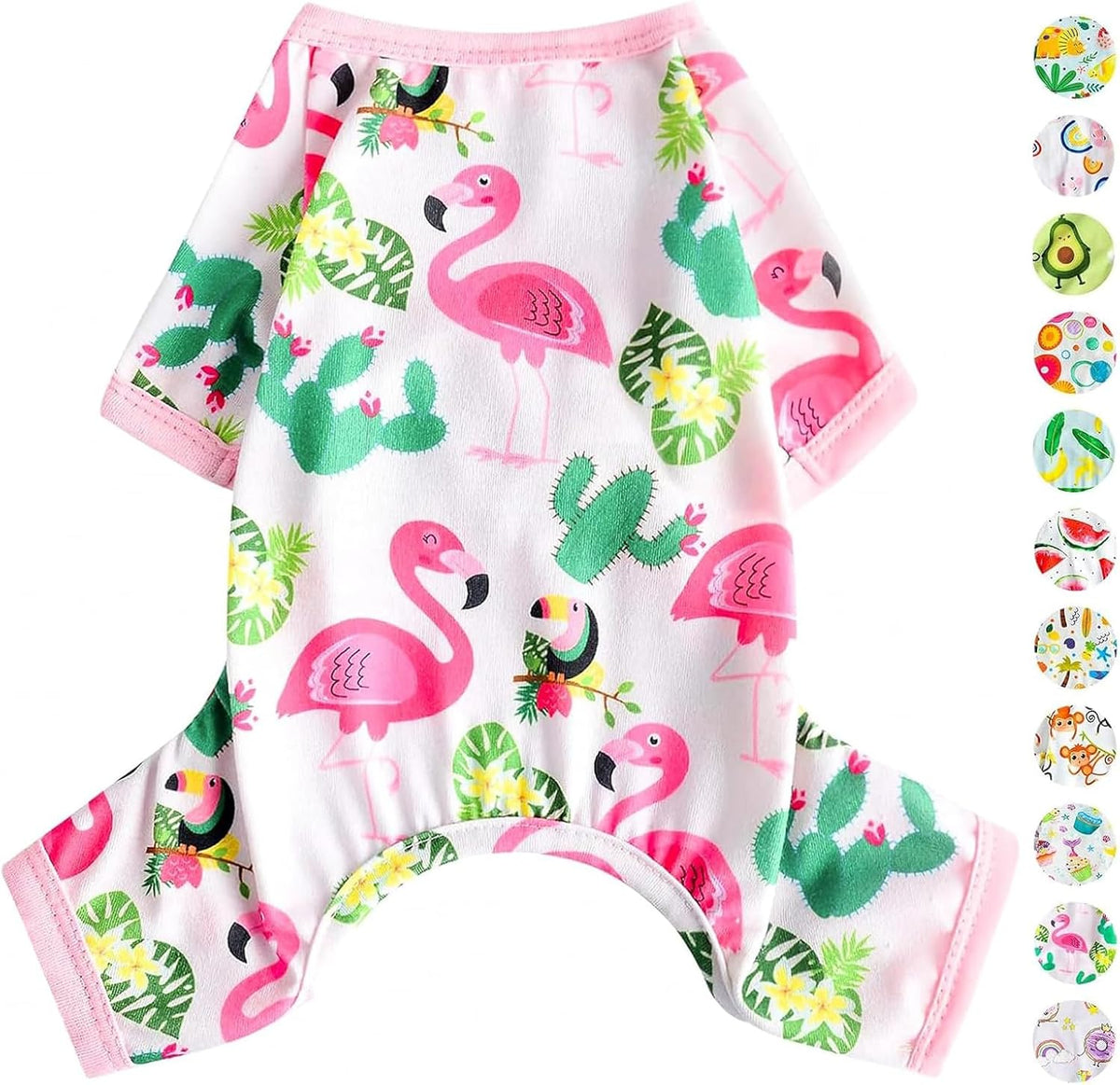 Dog Pajamas Pjs Summer Dog Clothes for Small Dogs Girl - Boy - Medium Size Dogs, Soft Stretchy