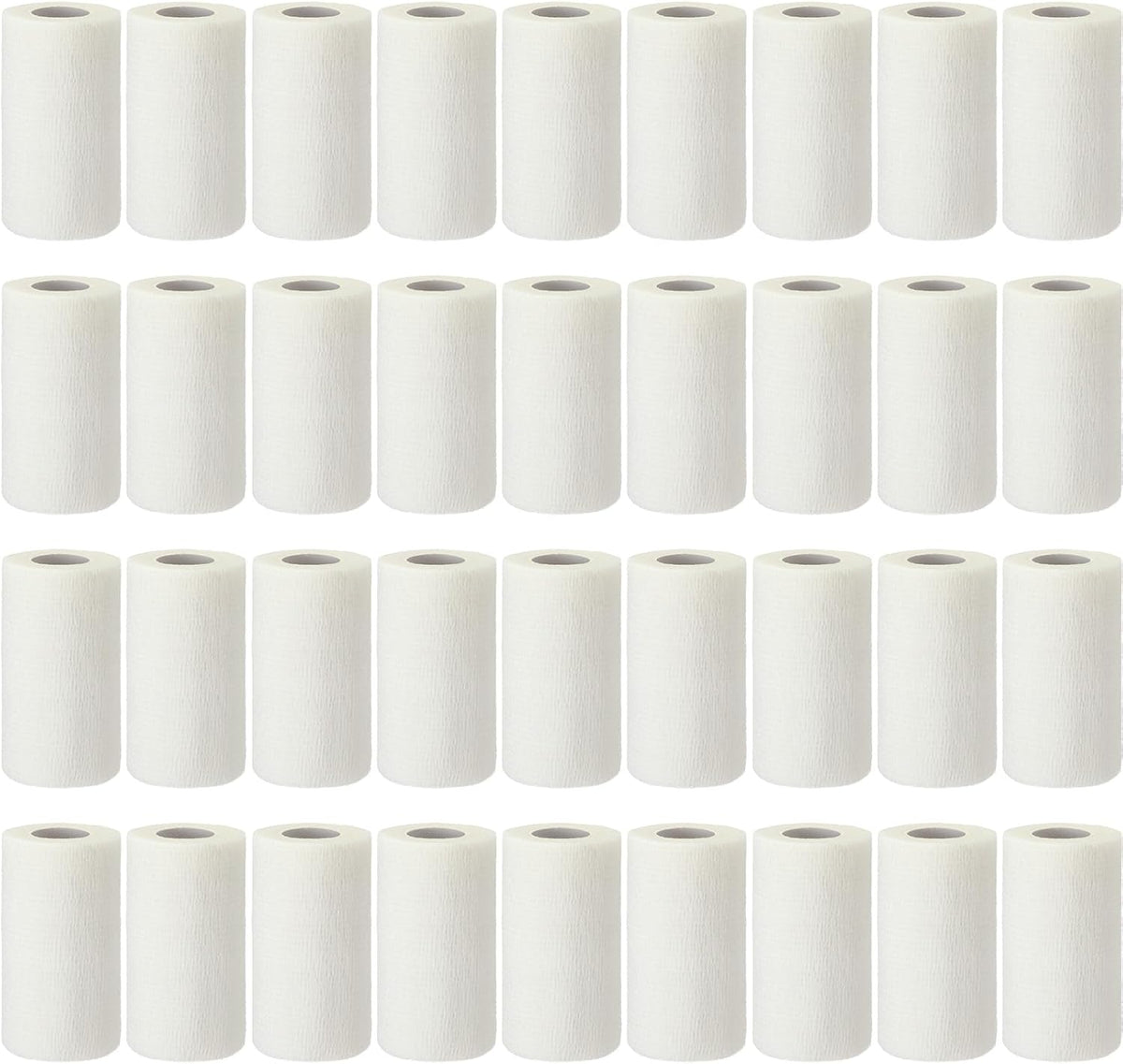 Treela 36 Pcs Self Adherent Bandage 4" X 5 Yard Wrap Breathable Cohesive Bandage Elastic Adhesive