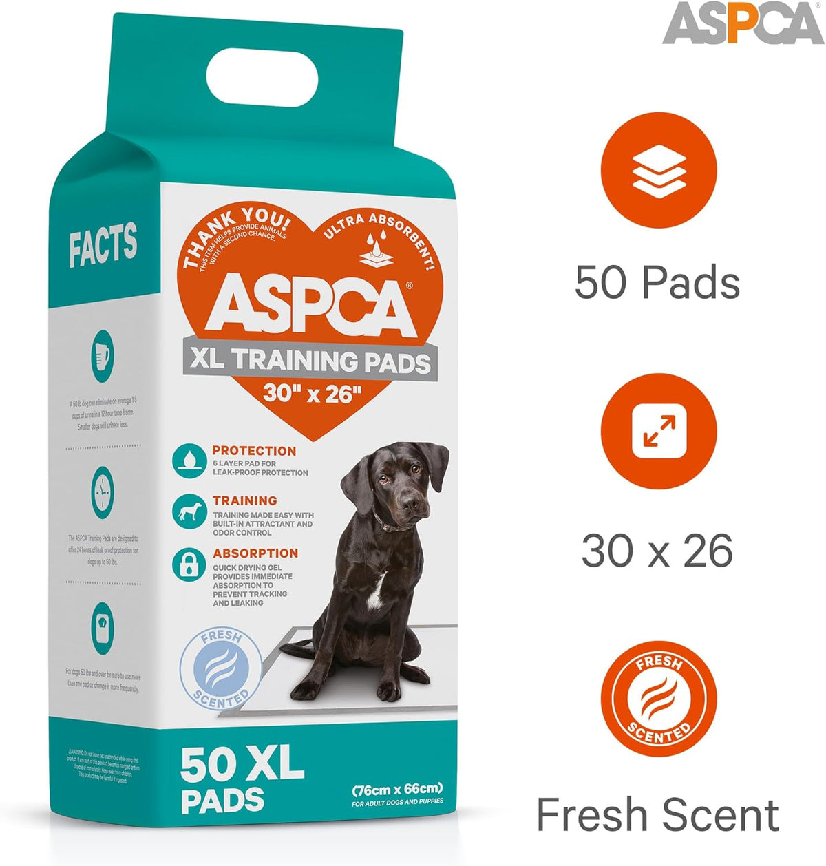 Scented Puppy Pads, [50 Count], Dog Pee Pads for Training, Absorbent Potty Pads for Dogs