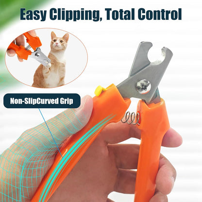 Dog Nail Trimmers 767C - Professional Dog Nail Clippers for Large and Small Dogs, Easy-to-Use Pet