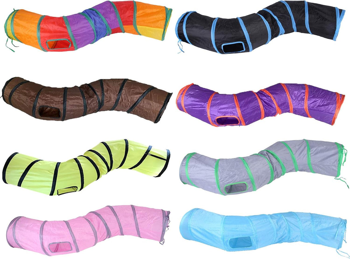 iCAGY Cat Tunnel for Indoor Cats Interactive, Rabbit Tunnel Toys, Pet Toys Play Tunnels for Cats
