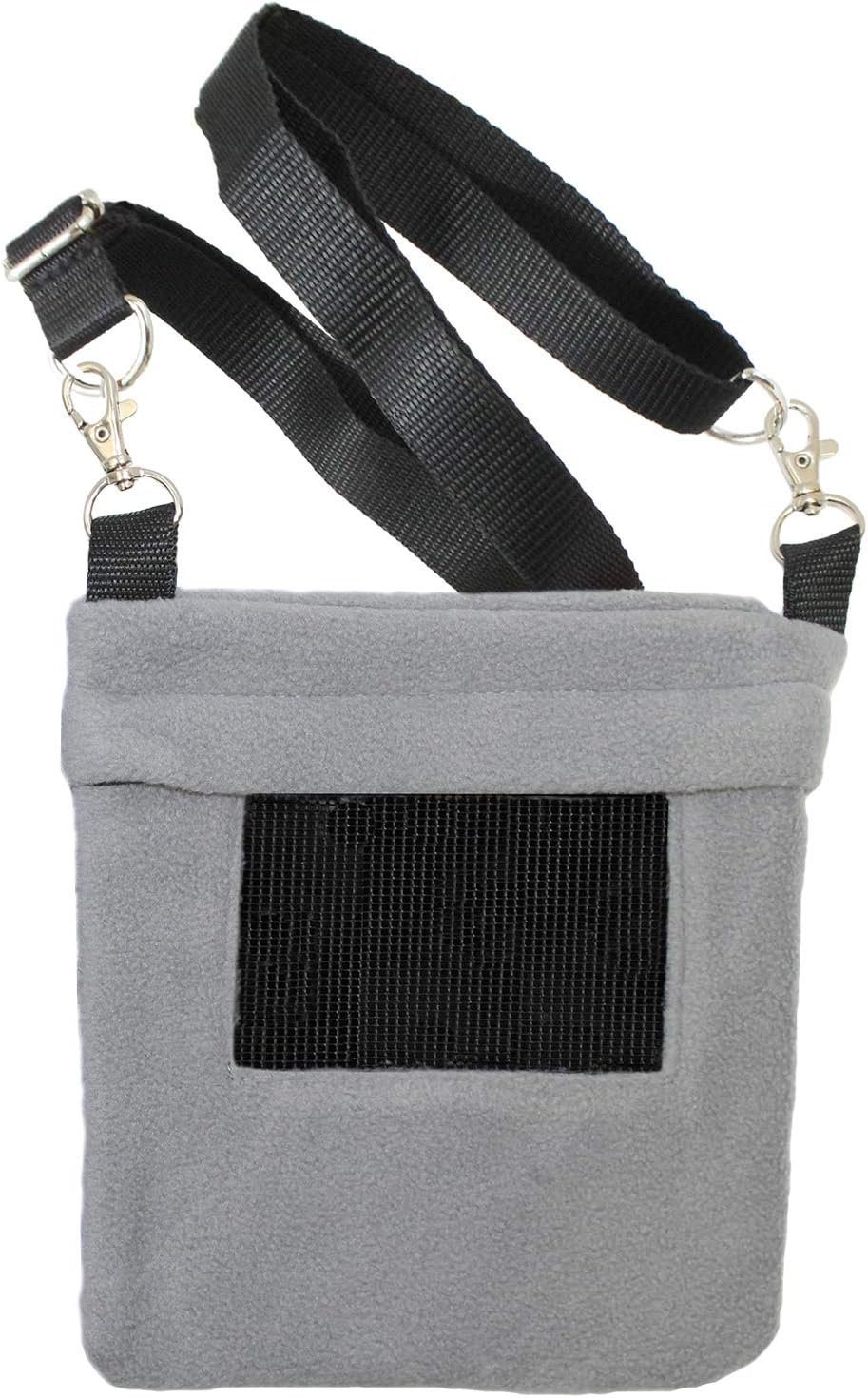 Exotic Nutrition Economy Carry Bonding Pouch (Grey) - for Sugar Gliders, Squirrels, Marmosets
