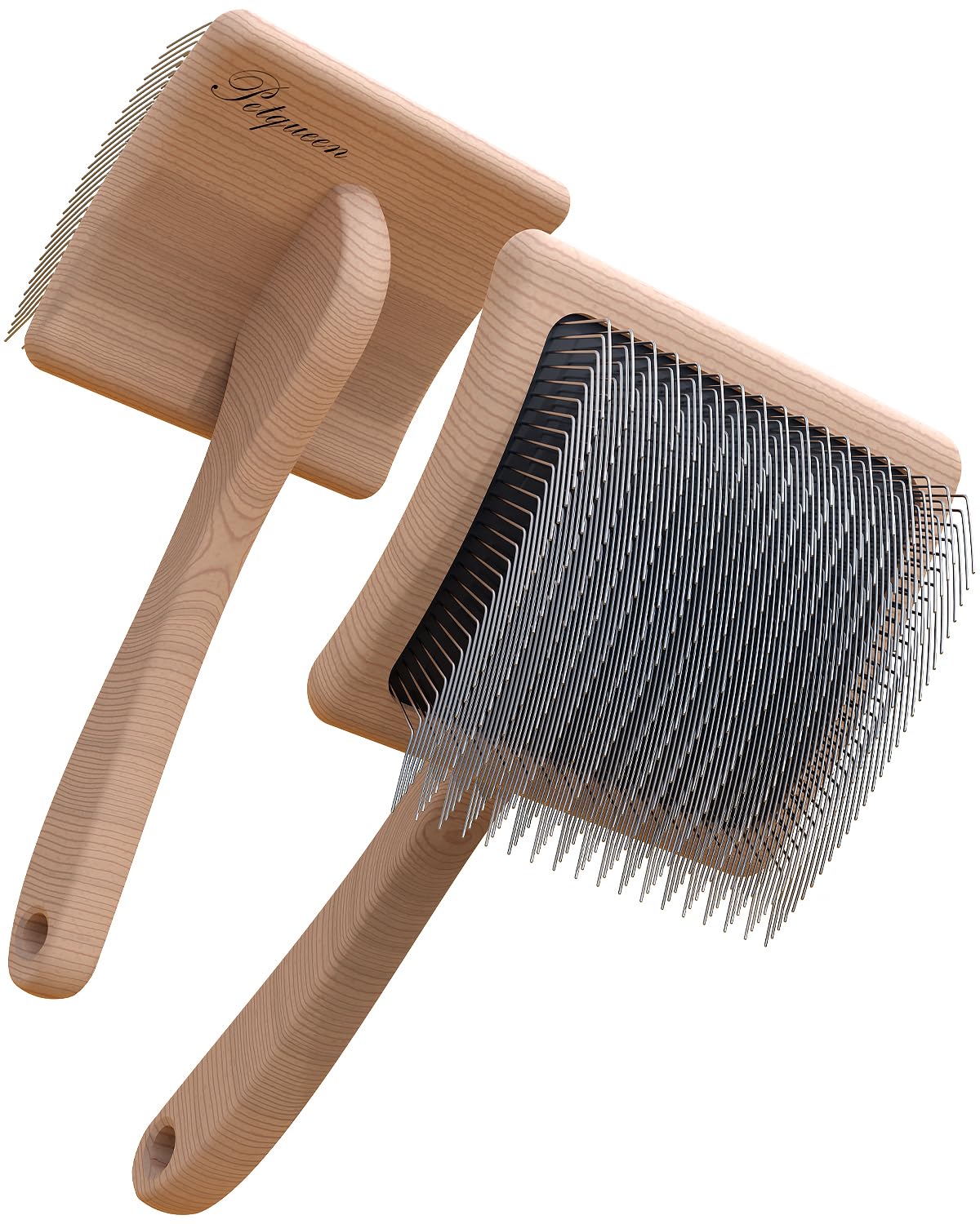 Dog Slicker Brush for Large Dogs, Professional Doodles Brush for Poodles, Goldendoodles and