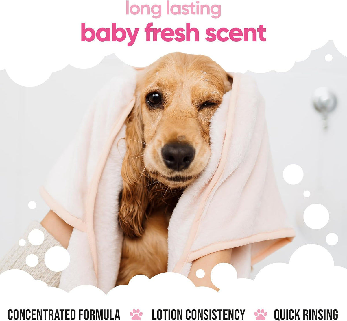 Baby Fresh Dog Conditioner (169.07oz) Made with Aloe Vera, Argan Oil & Pro Vitamin B5 to Detangle