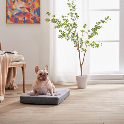 Orthopedic Memory Foam Dog Bed,Cooling Dog Beds for Medium Dogs, Washable Pet Beds for Crate with