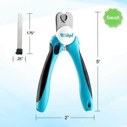 Boshel Small Dog Nail Clipper - Dog Nail Trimmer with Safety Guard, Dog Nail Clippers for Small