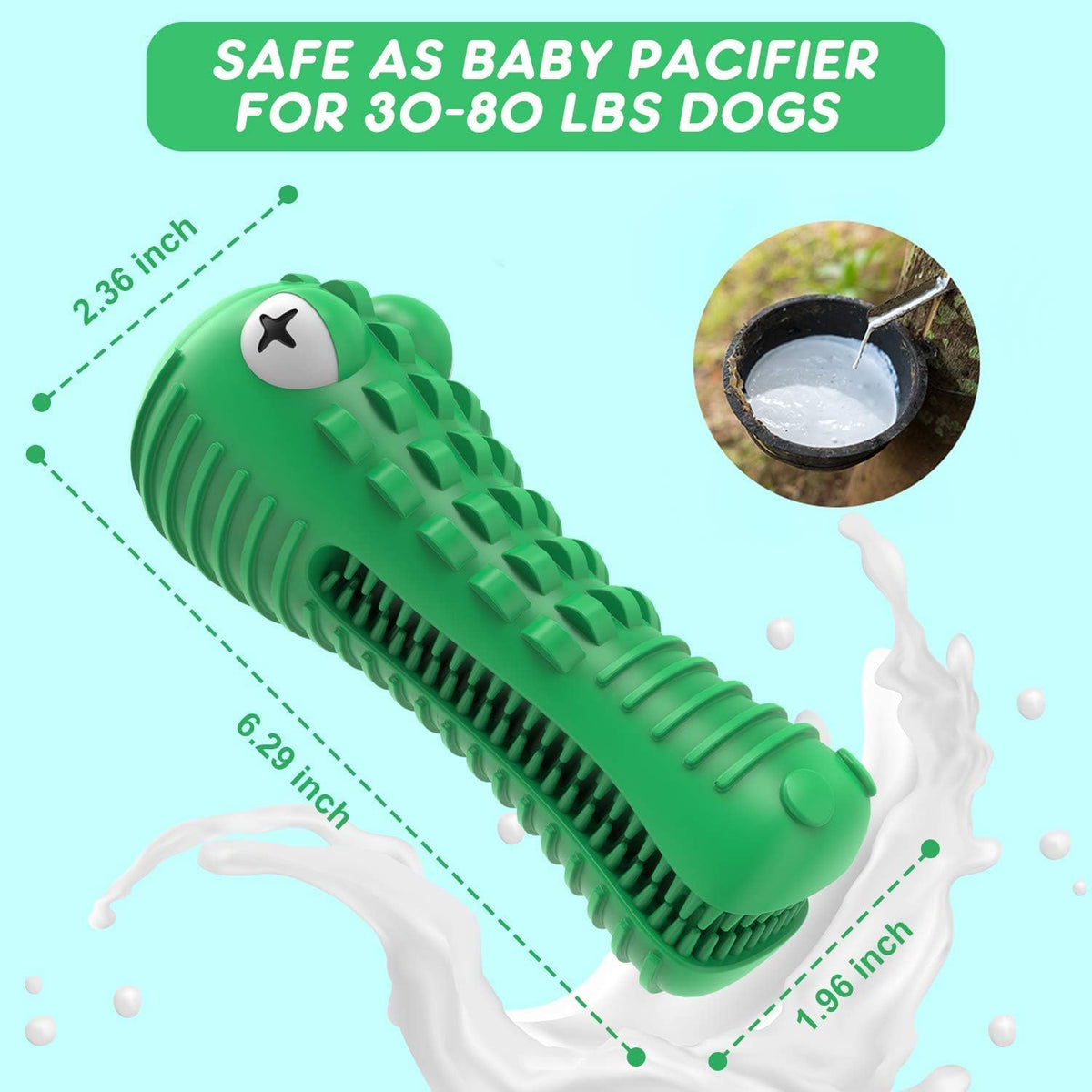 Dog Toys for Aggressive Chewers Large Medium Breed, Indestructible Dog Toothbrush Chew Toys