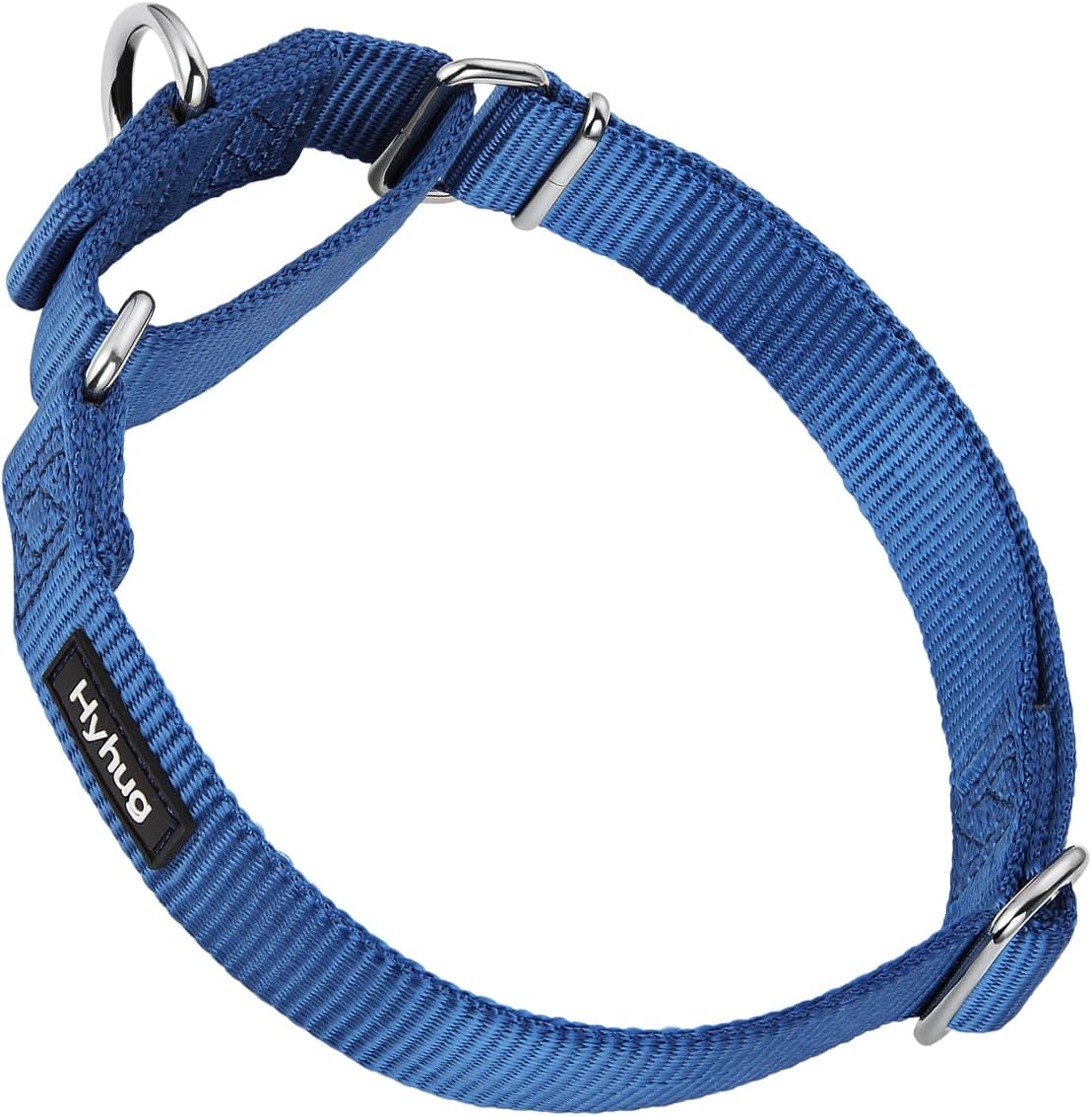 Hyhug Pets Premium Upgraded Durable Nylon Anti-Escape Martingale Collar for Boy and Girl Dogs Comfy