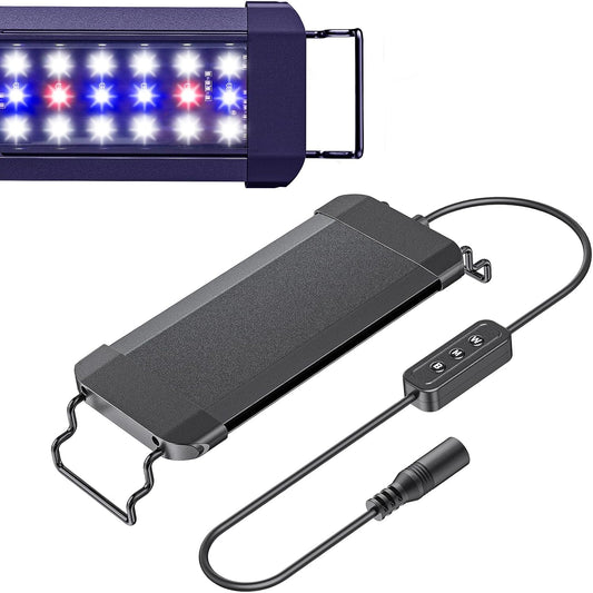 Pawfly 6 W Terrarium Light for 6" to 10" Terrariums Extendable Reptile Tank Light with Full
