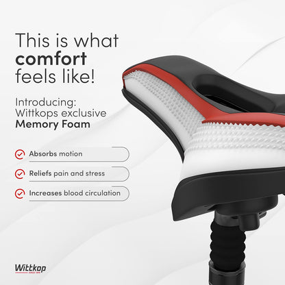 Wittkop Bike Seat I Bicycle Seat for Men and Women, Waterproof Bike Saddle with Innovative