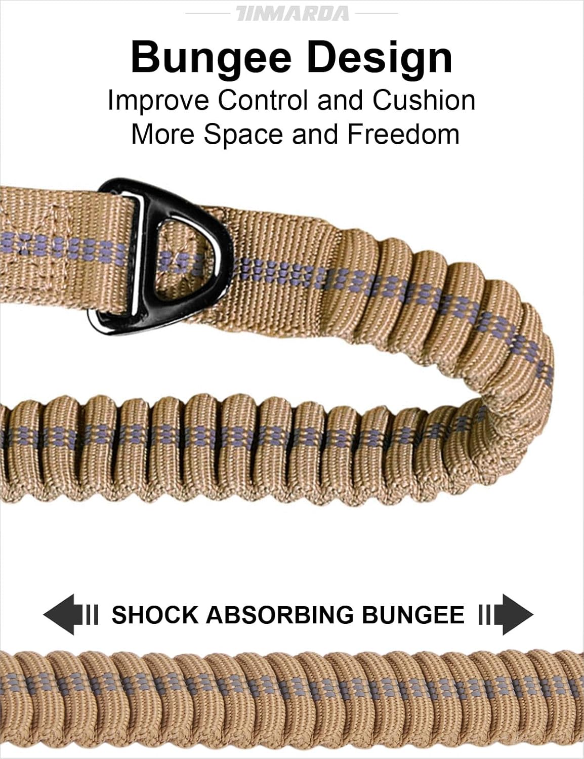 Dog Leashes for Medium Large Dogs Heavy Duty, 4-6FT Shock Absorbing No Pull Dog Leash with Advanced