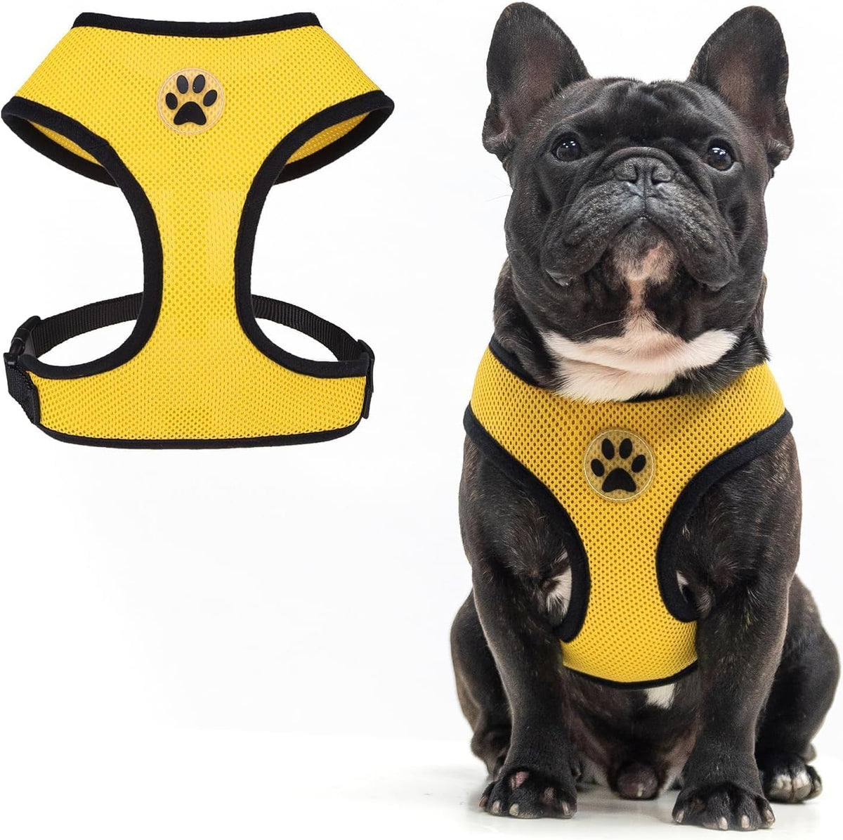 BINGPET No Pull Dog Harness,Soft Mesh Breathable All Weather Vest Harness,Safety Protection Design