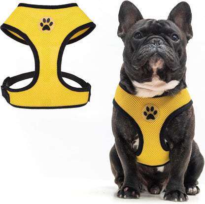 BINGPET No Pull Dog Harness,Soft Mesh Breathable All Weather Vest Harness,Safety Protection Design