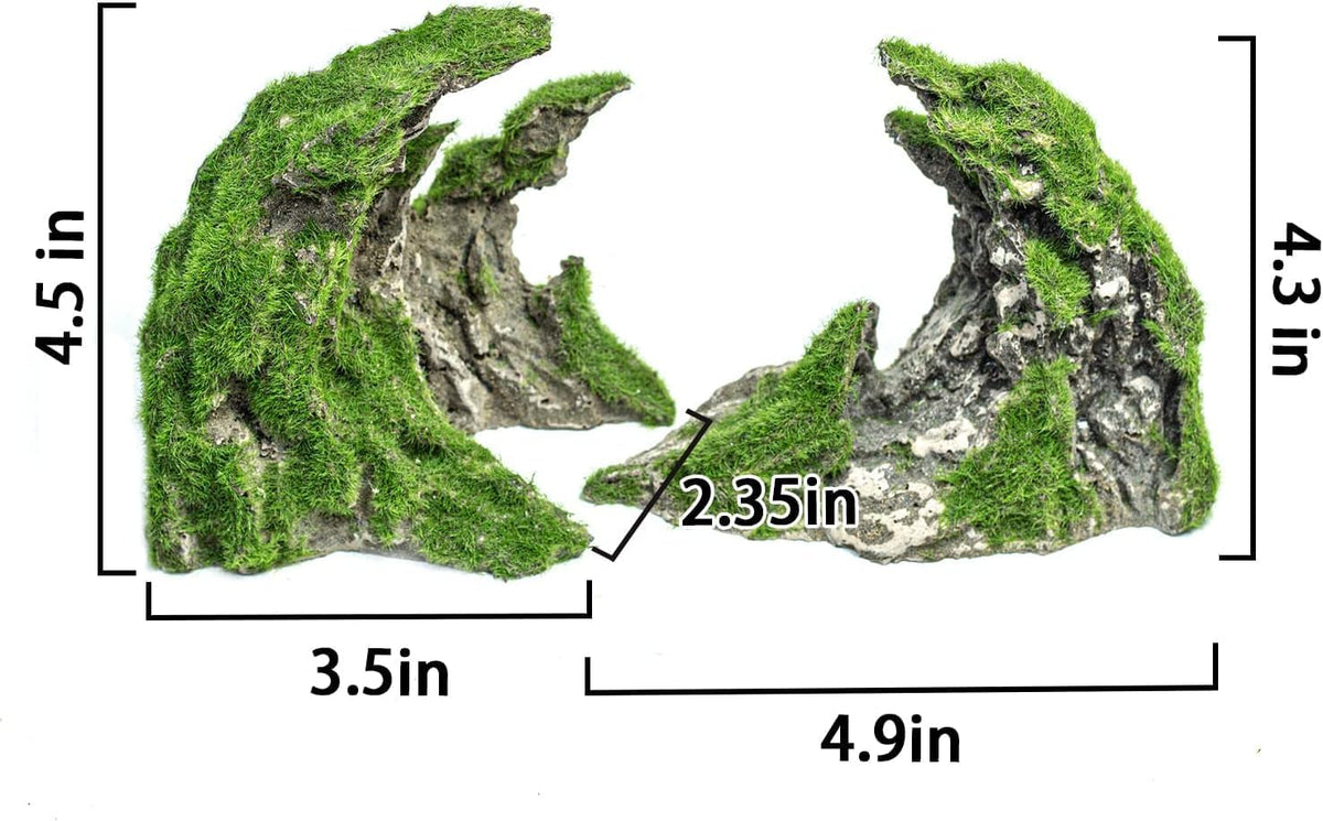Novelsite Fish Tank Accessories, Aquarium Decorations, Scenery, Rock Ornaments - Create Aquatic
