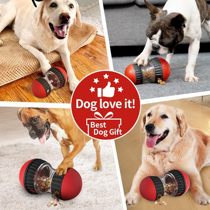 Dog Puzzle Toys, Rolling Treat Dispensing Ball, Brain Stimulation & Slow Feeder, Dog Enrichment