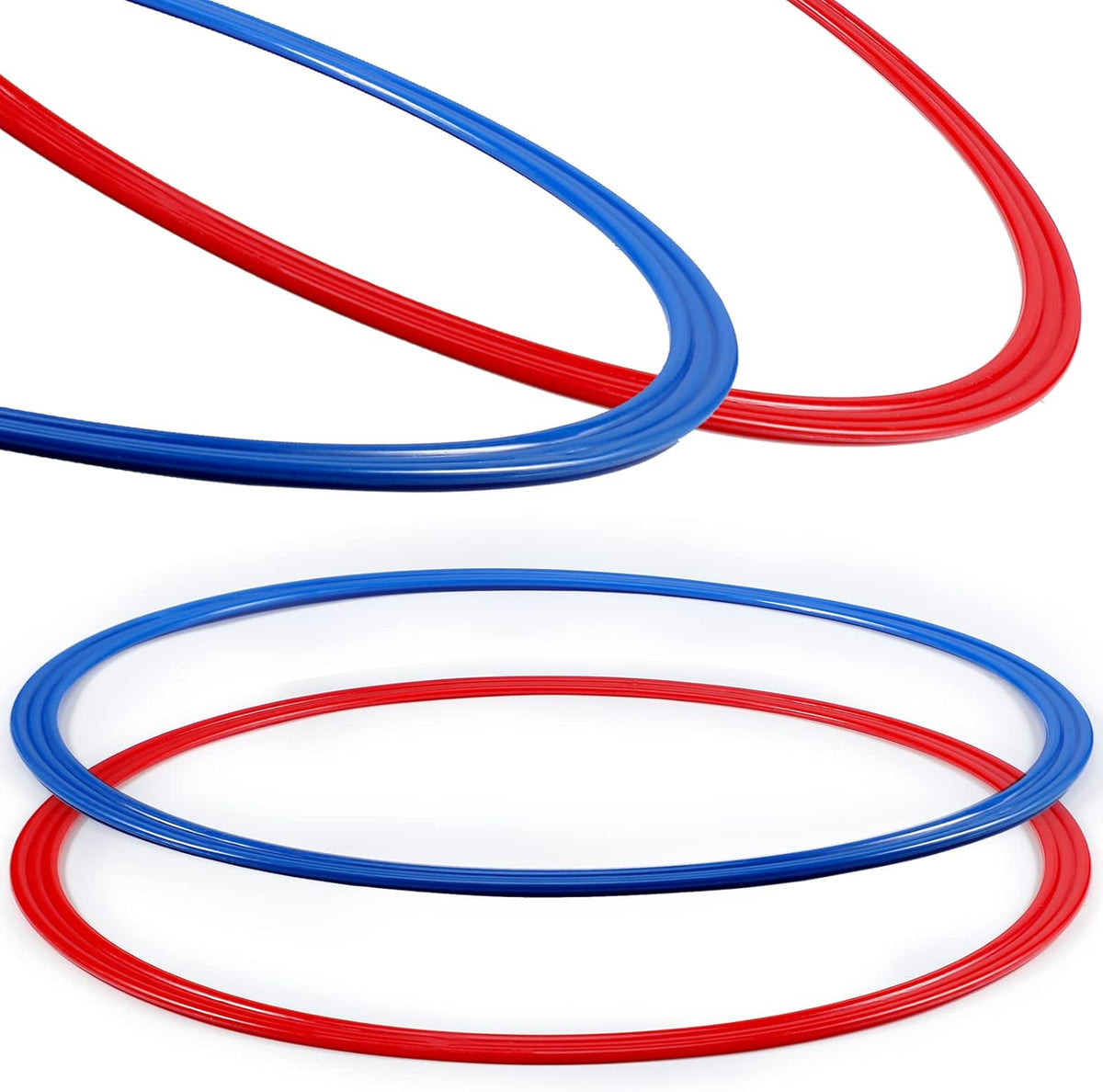 Libima Obstacle Course Ring Set Exercise Hoop Large Hoop Plastic Toys Playground Toys for