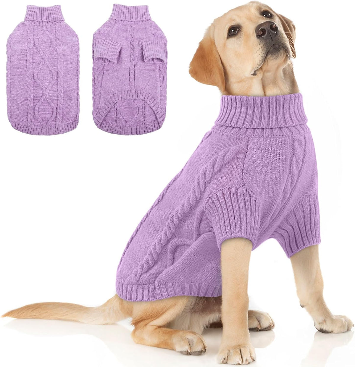 Queenmore Dog Sweater for Large Size Pet,Pitbull Dog Sweater,XXL Doggy Sweater for Labrador