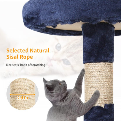 BestPet Cat Tree 36 inch Tall Scratching Toy Activity Centre Cat Tower Cat Condo Multi-Level