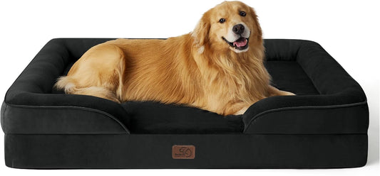 Bedsure XL Plus Orthopedic Dog Bed for Extra Large Dogs - Washable XLarge Dog Cat Bed Waterproof