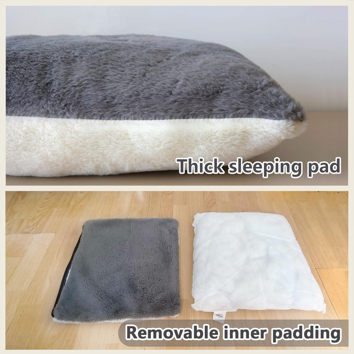 Cat Bed for Indoor Cats，Foldable cat cave，Anti-Slip & Water-Resistant Bottom，cat Houses for Indoor