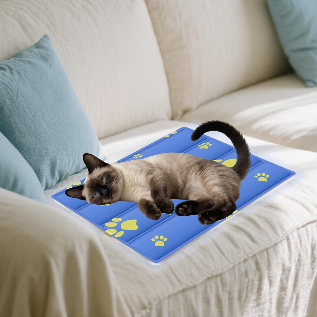 Dog Cooling Mat, Cooling Mat for Dogs & Cat, Provides Instant Relief for Small, Medium, Large Dogs