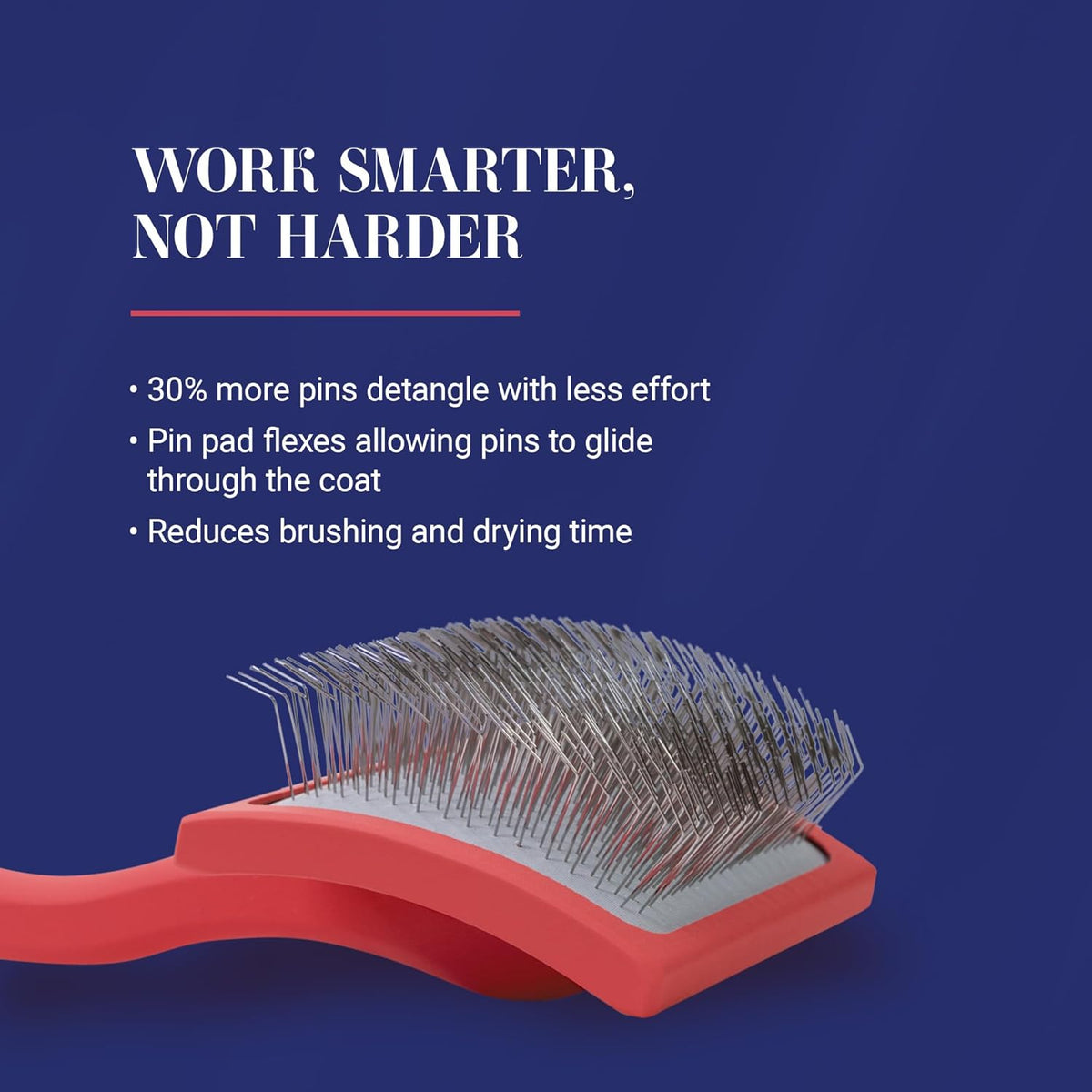 Chris Christensen Big G Dog Slicker Brush for Dogs (Goldendoodles, Labradoodles, Poodles), Groom