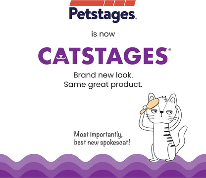 Catstages Grass Patch Hunting Box Interactive Bat & Swat Game for Indoor Cats, 3 Jingle Balls